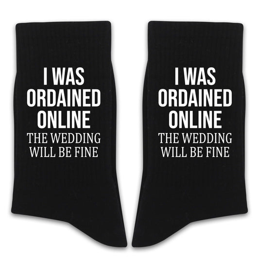 Wedding Funny Gifts for Wedding Officiants, Novelty Wedding Socks for Men & Women.