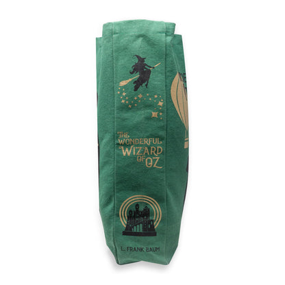 Steel Mill & Co Cute Canvas Tote Bag for Book Lovers, The Wonderful Wizard of Oz Inspired Reusable Bag for Work/Groceries