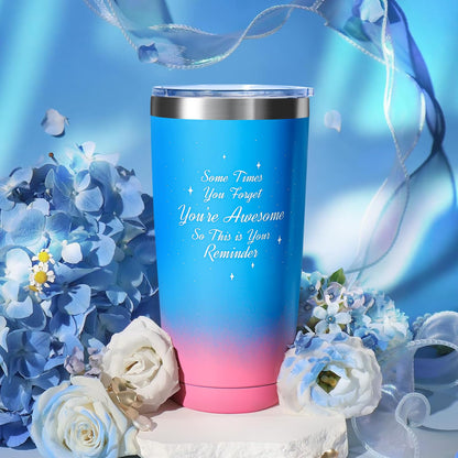 Gifts for Women, Luxury Birthday Gifts for Mom Sister Girlfriend Grandma Bestie Daughter Her, Teacher Appreciation Graduation Gift, Self Care Relaxing Spa Gift Basket Blue