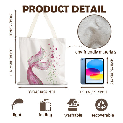 FBB Ocaen Beachy Ocean Sea Fish Reusable Grocery Shopping Bag