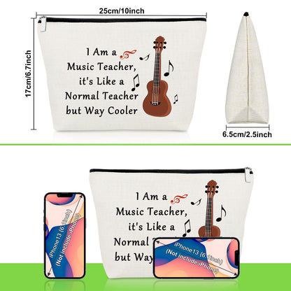 Violin Gifts for Women Makeup Bag Violinist Gifts Music Teacher Appreciation Gifts Violin Lovers Gift Thank You Music Teacher Gifts Musician Birthday Gift Cosmetic Pouch Violin Teacher Gifts