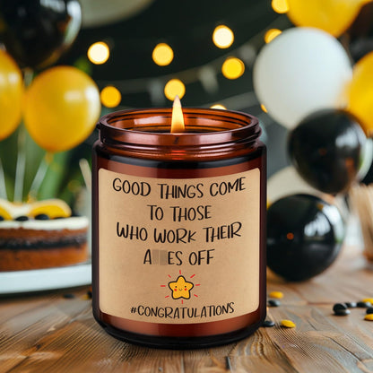 Fairy's Gift Congratulations Candles, Congrats, New Job Promotion Gifts for Women Men, Friend, Coworker, Work Bestie, Funny New Business Owner Congrats Gifts, Congratulations on Your Promotion