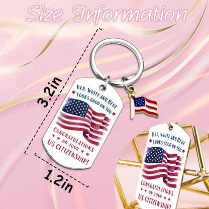 American Citizenship Gifts Proud To Be An American Gift For Women Men America Citizenship Congratulations Gifts For New US Citizen Mother Fathers Day Christmas