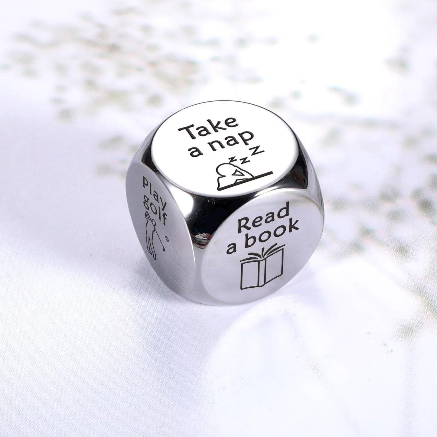 Retirement Gifts Dice for Men, 2026 Retired Gifts for Men, Retirement Gift for Boss Coworker, Funny Decider Dice Going Away Giftss for Coworker Leaving, Military Retired Dad Gift- Fathers Day