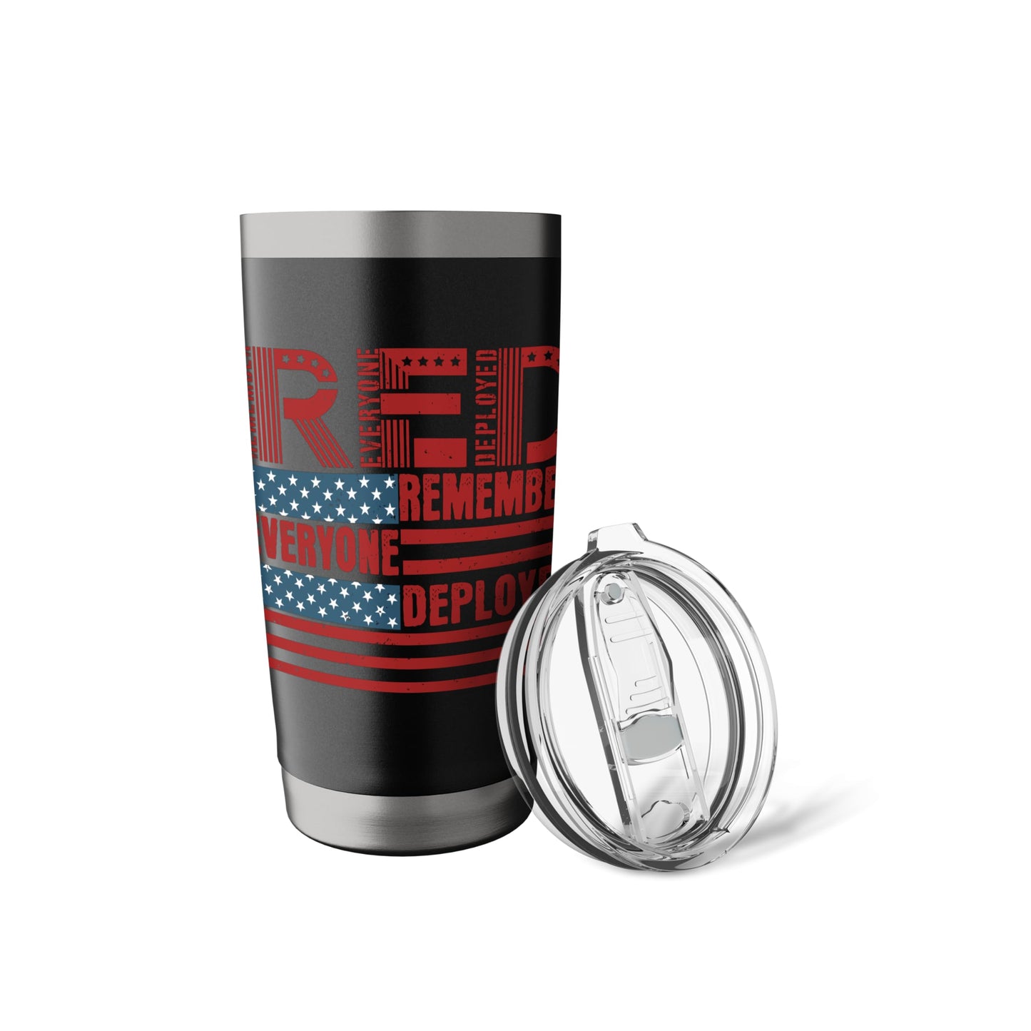 Red Friday Remember Everyone Deployed Deployment Gifts Stainless Steel Insulated Tumbler