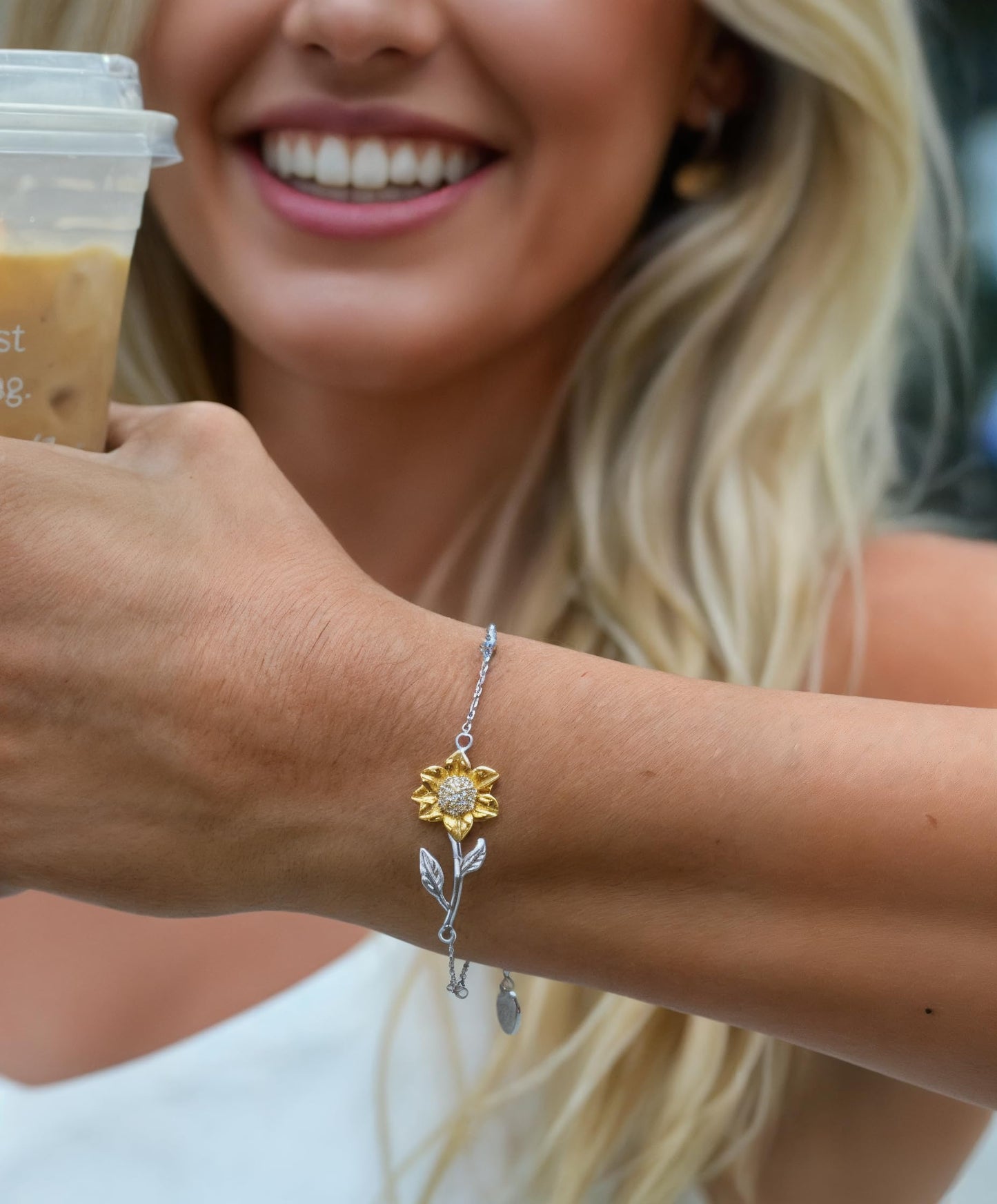 Love You This Much Daughter In Law 18k Gold Plated Sunflower Necklace | Future Daughter in Law Birthday Gifts from Mother in Law | 16-18" Adjustable | Luxury Gift Box