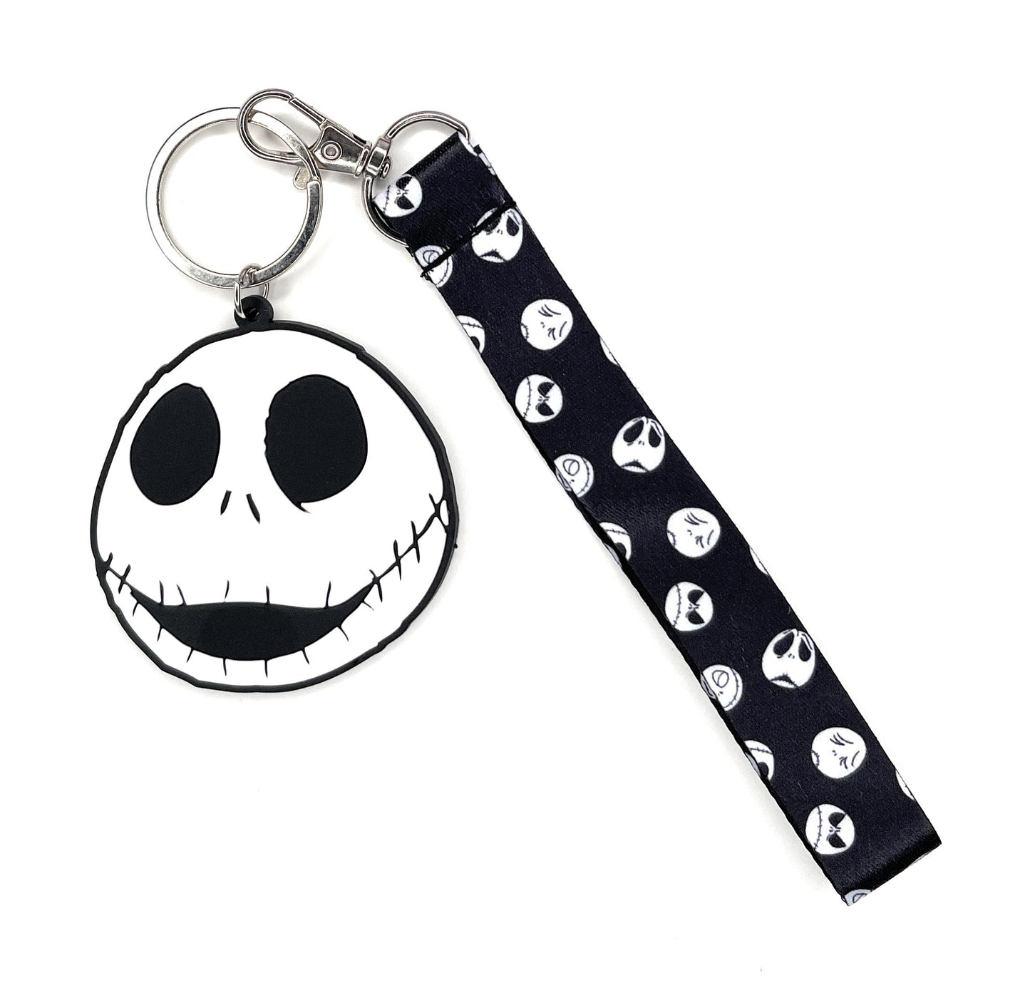 UPD Nightmare Before Christmas Jack Skeleton Wrist Lanyard Keychain