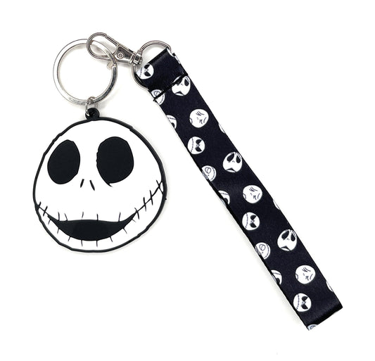 UPD Nightmare Before Christmas Jack Skeleton Wrist Lanyard Keychain