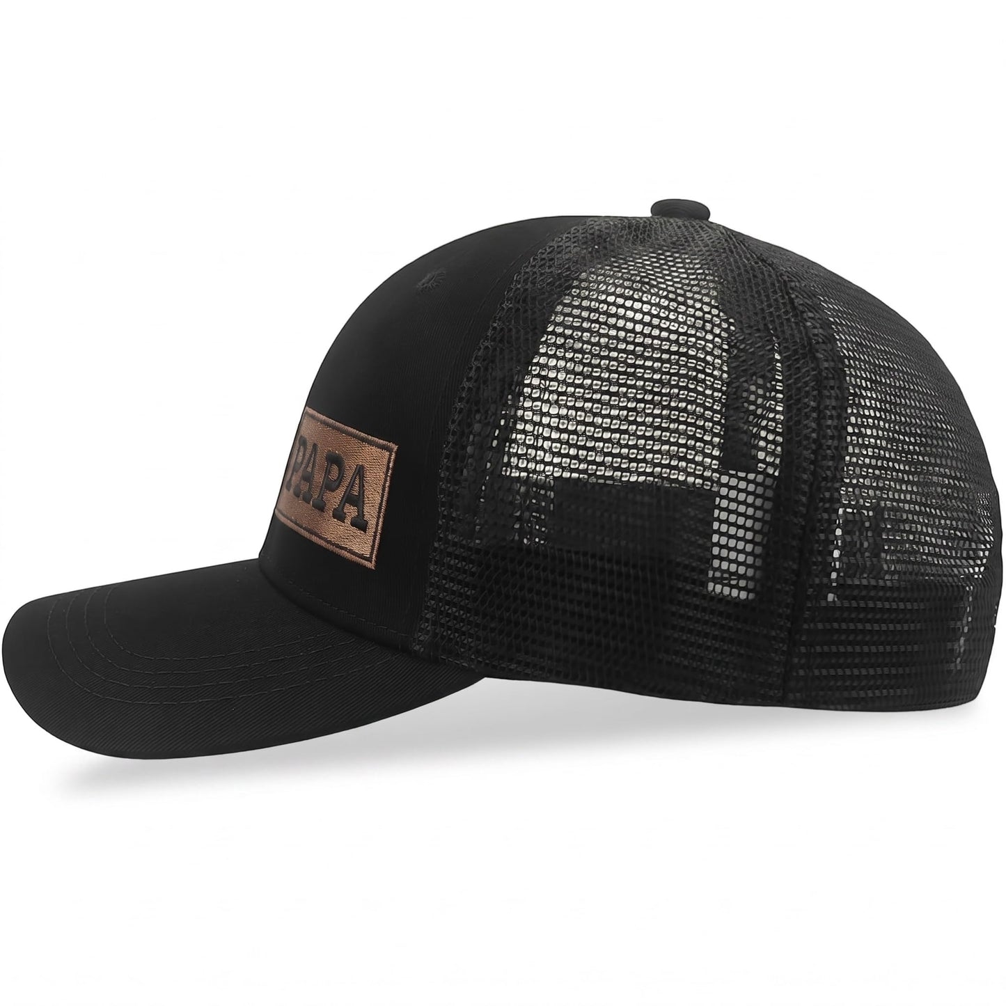 Papa Gifts, Papa Hats for Men Fathers Day Embroidered Letters Adjustable Baseball Cap Black