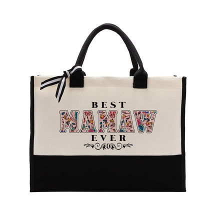 Gkwa Canvas Tote Bag for Gifting, Women Cotton Canvas Bag, Reusable Shopping Bag