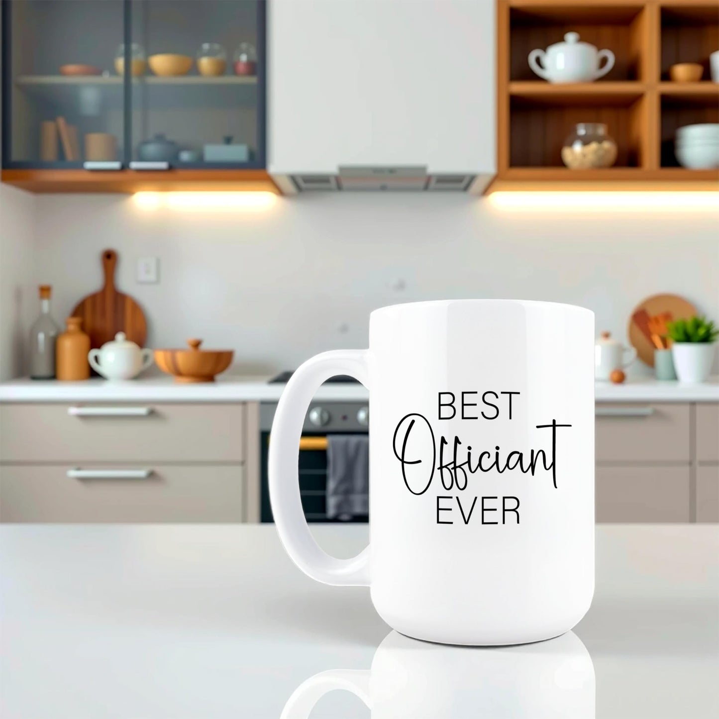 Hogg Wedding Officiant Gift, 15 oz Ceramic Registry Coffee Cup, Officiant Gift, Registry Coffee Mug, Wedding Mug, Bridal Thank You Cup