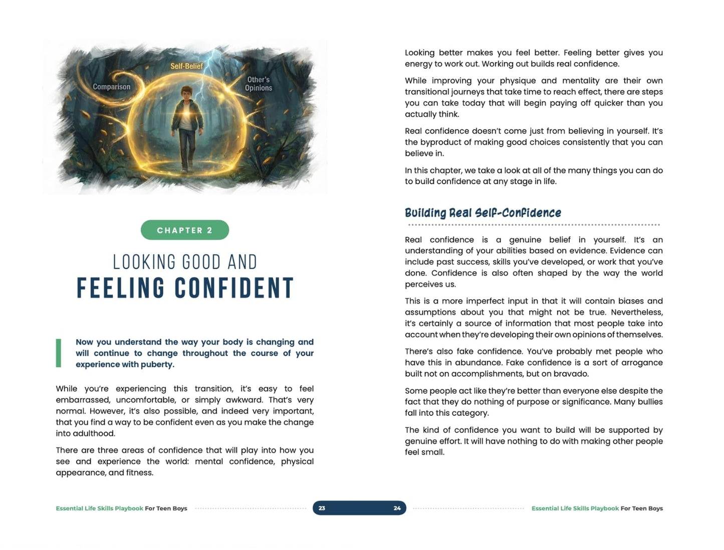 Essential Life Skills Playbook For Teen Boys: How To Build Unstoppable Confidence, Manage Money, And Prepare For The Road Ahead (The Teen Life Skills Series)
