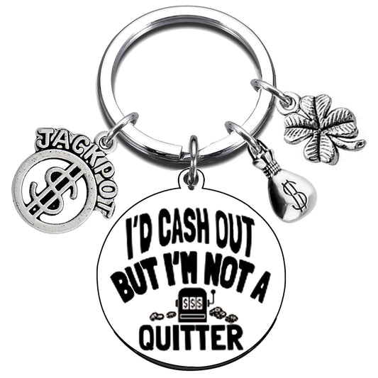Slot Machine Gifts Gambling Keychain for Christmas Graduation Birthday Casino Themed Gifts for Women Men Gambling Lovers Casino Lover Gambler One-Arm Bandit Lucky Merch Slot Machine Themed Jewelry