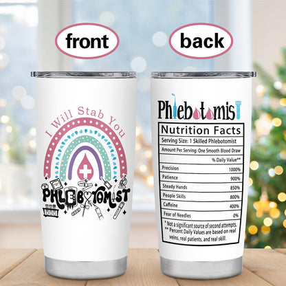Phlebotomy Gifts for Women,Phlebotomist Graduation Birthday Christmas Gifts,Phlebotomy Week Gift,Travel Coffee Tumbler Mug 20oz