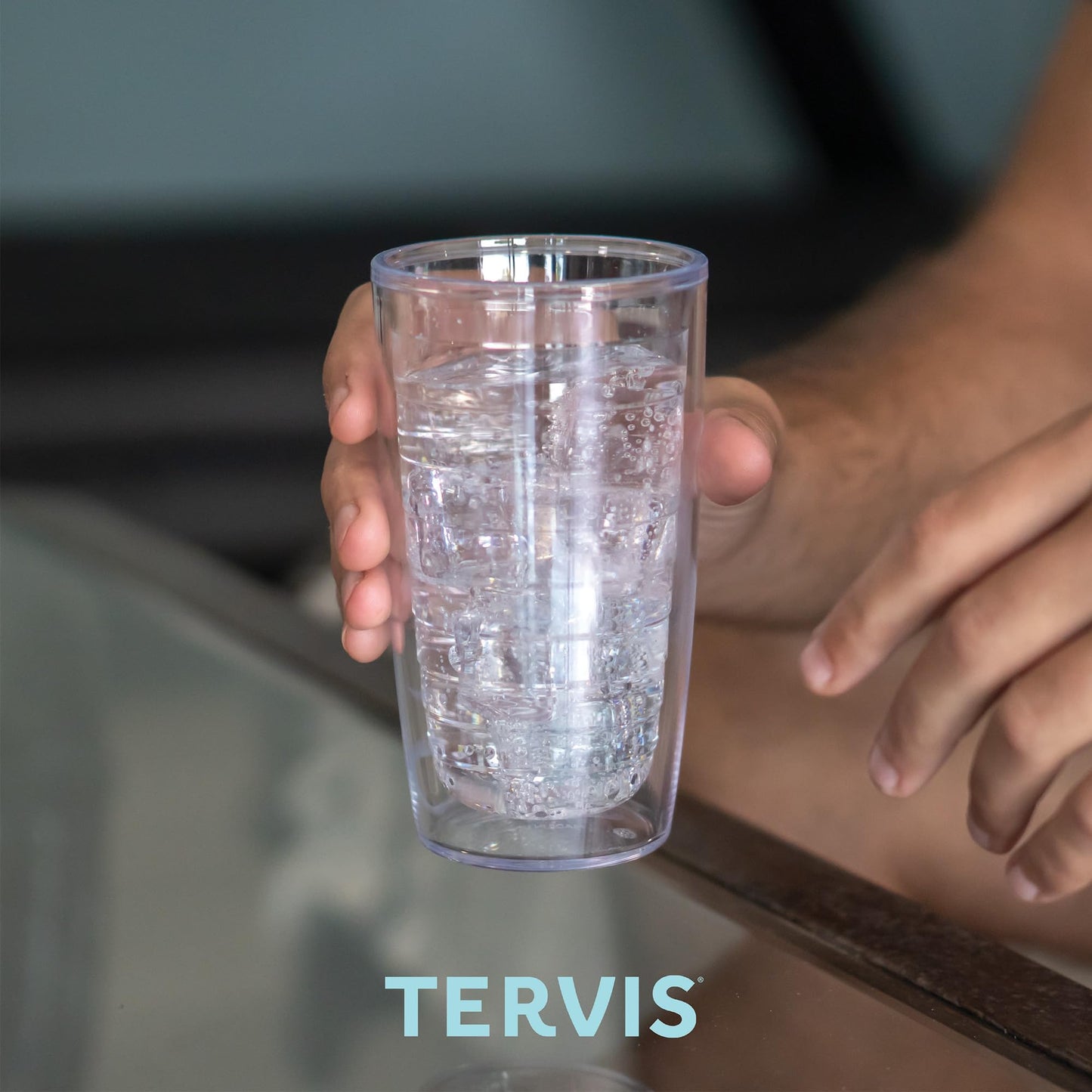 Tervis Mahjong Game Made in USA Double Walled Insulated Tumbler Travel Cup Keeps Drinks Cold & Hot, 16oz, Clear