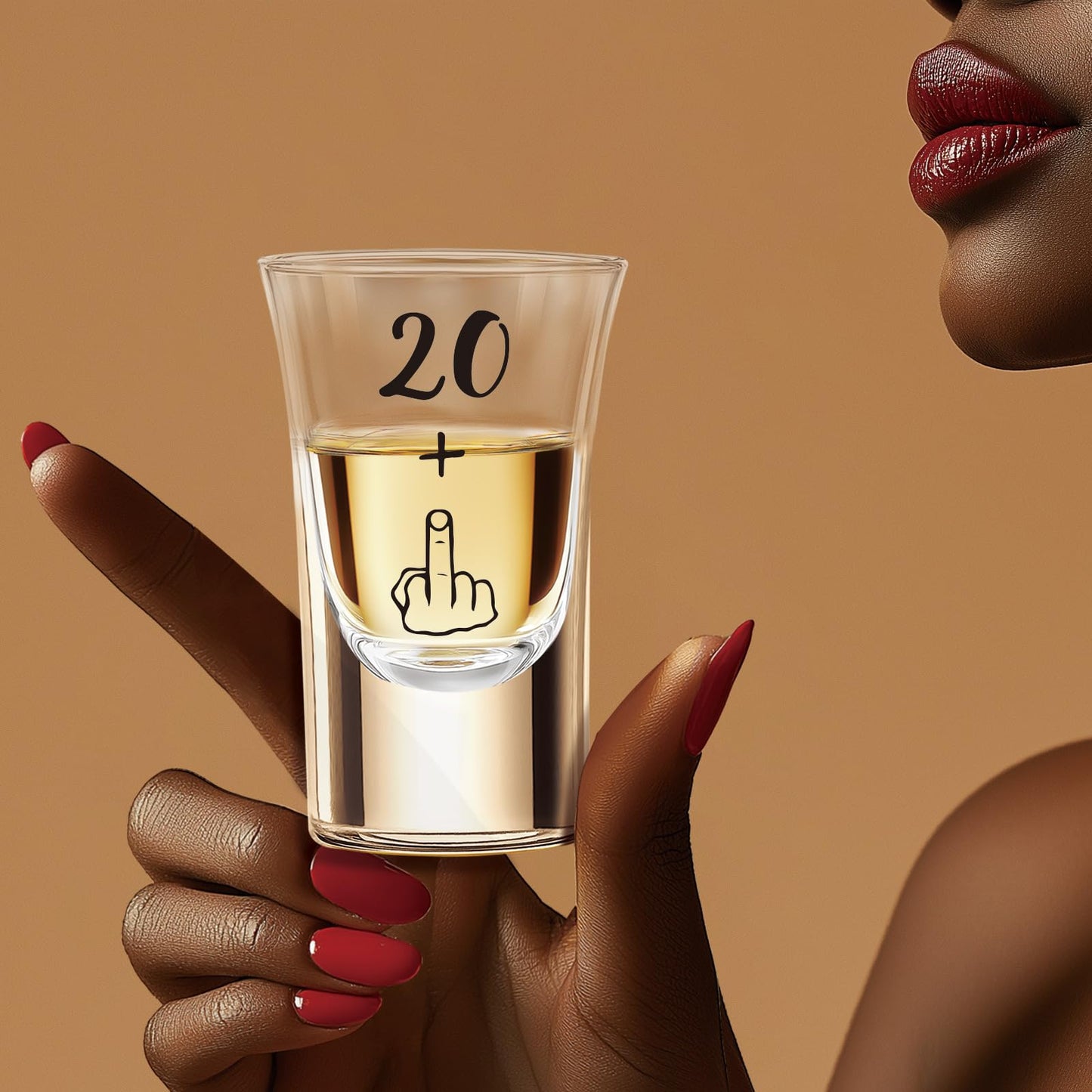 21st Birthday Gifts – Funny 21st Birthday Shot Glass for Her & Him, Unique Gift for Women and Men, Cheers to 21 Years, Fun and Memorable Gift, Party Supplies, Decorations, and Keepsakes