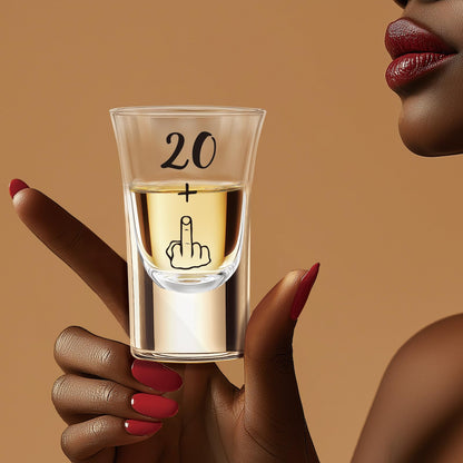 21st Birthday Gifts – Funny 21st Birthday Shot Glass for Her & Him, Unique Gift for Women and Men, Cheers to 21 Years, Fun and Memorable Gift, Party Supplies, Decorations, and Keepsakes