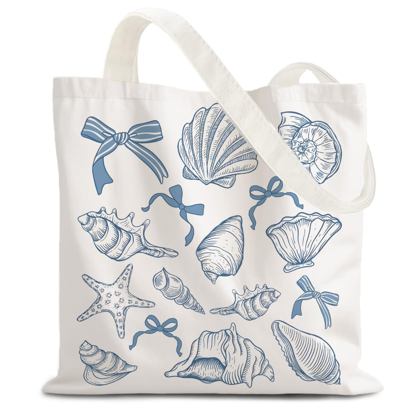 FBB Ocaen Beachy Ocean Sea Fish Reusable Grocery Shopping Bag