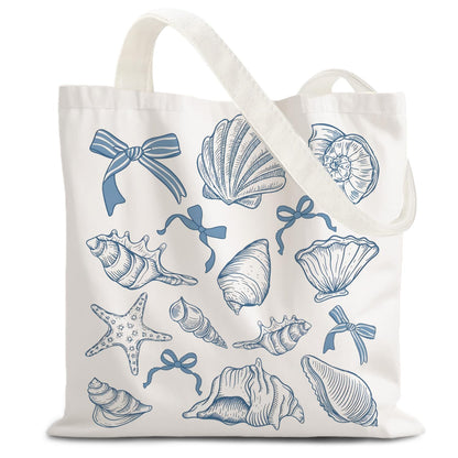 FBB Ocaen Beachy Ocean Sea Fish Reusable Grocery Shopping Bag