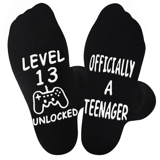 Jeasona Gaming Birthday Socks for Teen Boys Gifts for 13 14 15 16 17 18 Year Old Boy Teenage