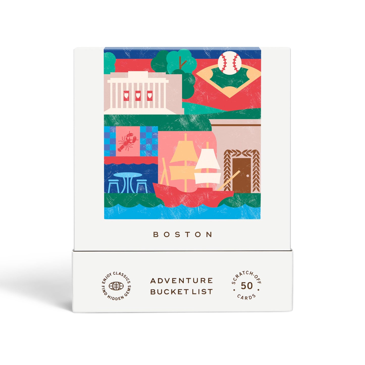 Boston Adventure Bucket List: 50 Scratch-Off Cards for Outdoor Activities, Tourist Attractions, and Road Trips - Perfect Travel Gift and Guide for Exploring Boston