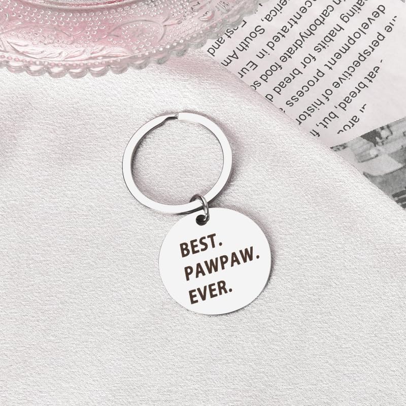 Best Pawpaw Ever Keychain Gifts for Dad Grandpa Fathers Father's Day Gift for Father Grandfather Birthday Gifts for Pawpaw Retirement Gifts for Papa Appreciation Gift for Pawpaw Gifts for Men