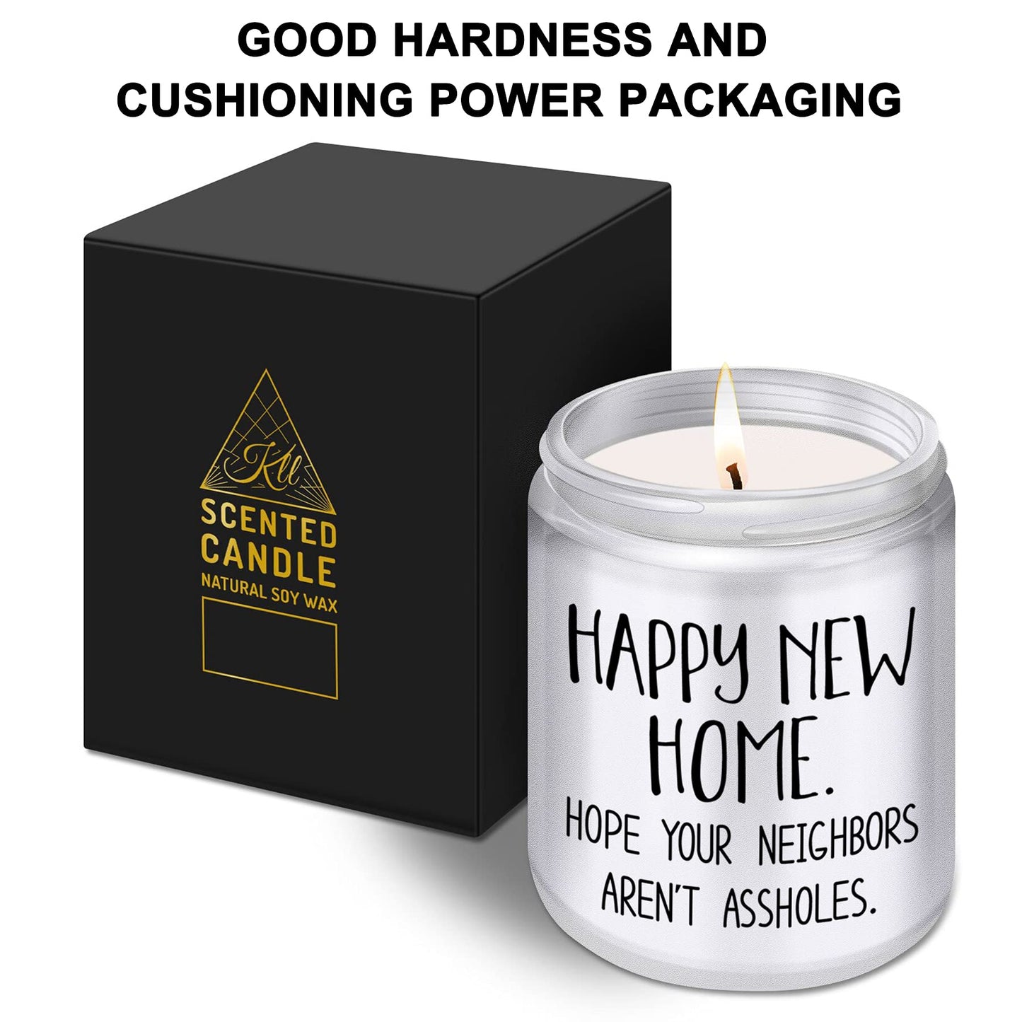 House Warming Gifts for New Home - Housewarming Gift, Funny Housewarming Presents, New Home Owner Gift, New House Present, Lavender Candles