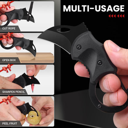 FUNBRO Small Pocket Knife Fathers Day Dad Gifts for Men, EDC Box Cutter, Anniversary & Birthday Gifts for Him, Mens Stocking Stuffers Gifts for Boyfriend Husband Grandpa from Daughter Wife Son