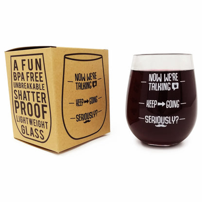 Wine Gift Basket - This Wine Gift Box Contains 13 Wine Gifts For Women - A Wine Basket with Funny Socks, Wine Stoppers, Wine Tote, Coasters and a Funny Wine Glass.