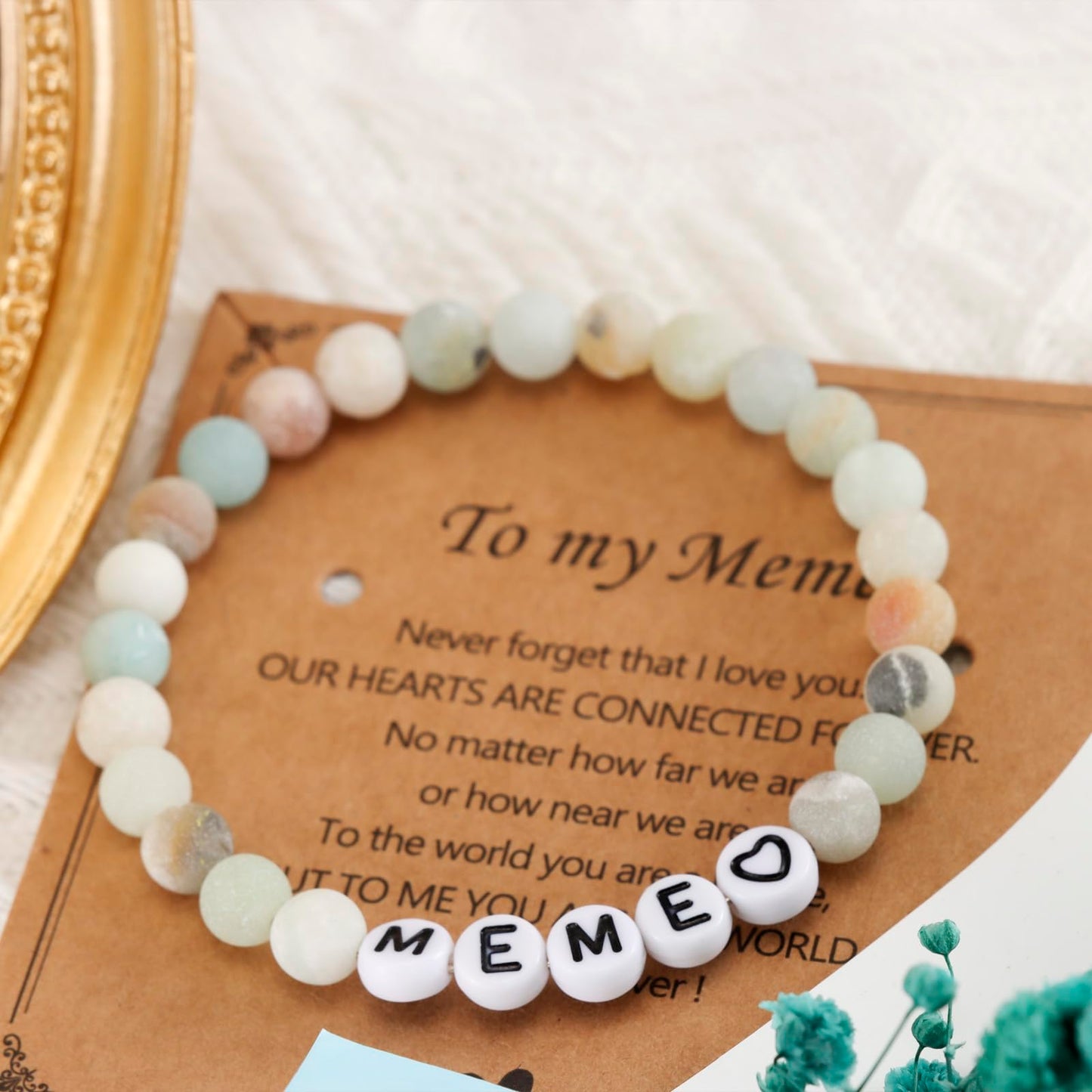 HUTIMY Gifts for Meme Birthday Women Italian Cute Grandmother Mothers Day Bracelet Meme Jewelry