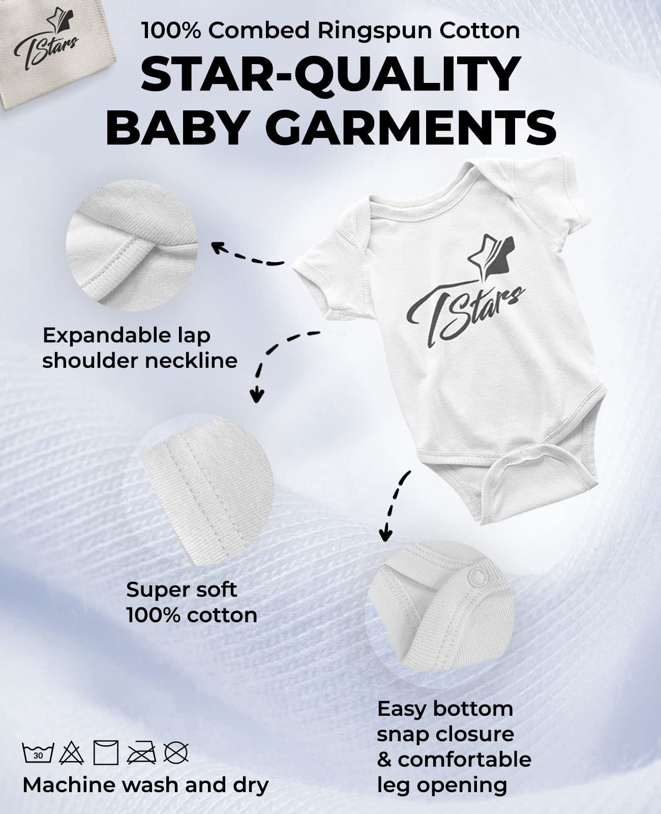 Tstars Our First Mother's Day Mom and Baby Matching Shirts - Mommy and Me Outfit Gift for New Moms and Infant