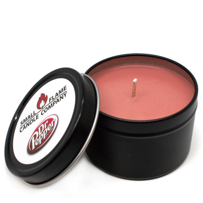 Hand-Crafted Natural Coconut Soy Candle from Small Flame Candle Company (Dr Pepper)