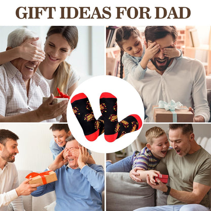 Fathers Day Dad Gifts from Daughter Son Kids Wife: Birthday Gifts for Him Husband Dad Christmas Stocking Stuffers for Men,Funny Socks Gift