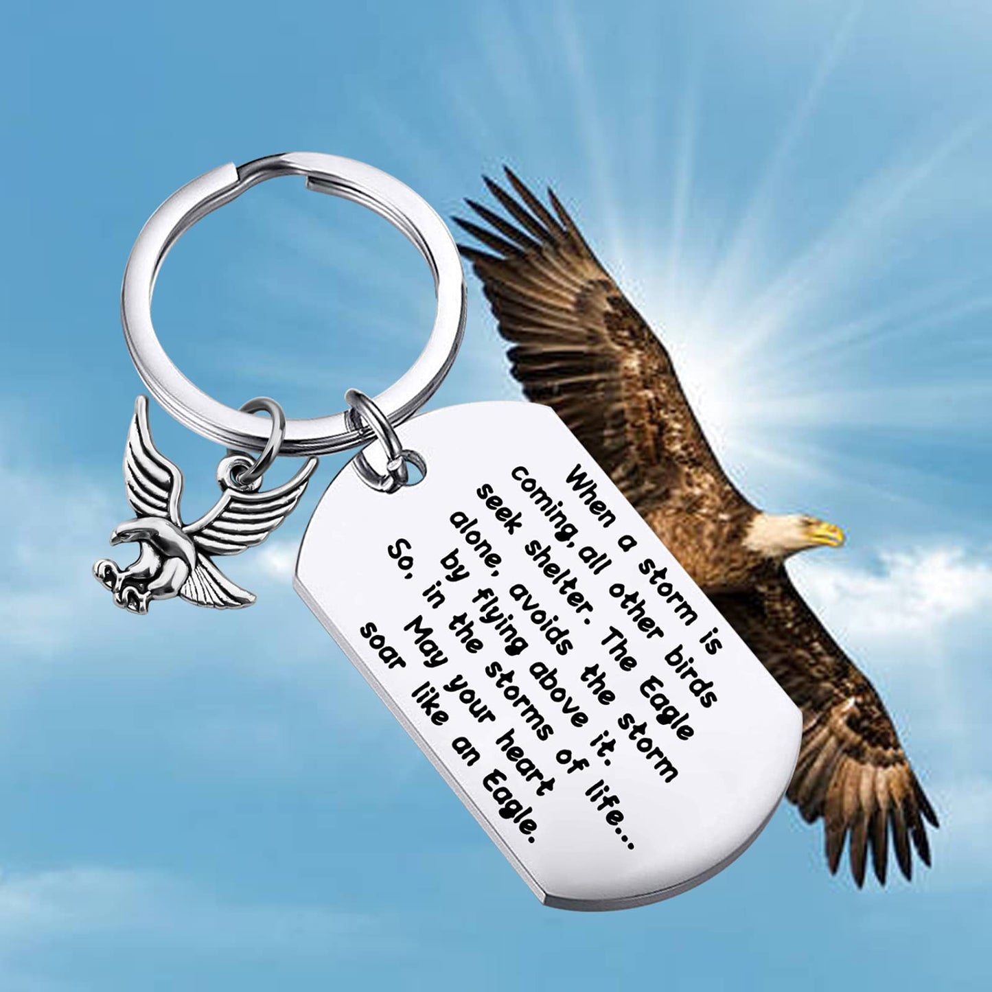 FustMW Eagle Scout Keychain - Court of Honor & Leader Gift
