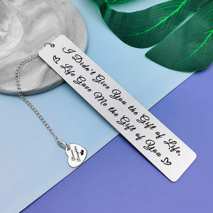Bonus Daughter Gifts Bookmark Stepdaughter Gifts from Stepmom Adoption Bookmark Birthday Present for Daughter in Law Gift from Mother in Law Christmas Graduation Present for Stepdaughter