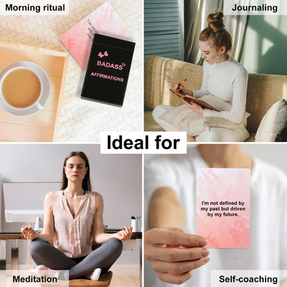 Badass Affirmation Cards – Unique Motivational and Inspirational Gifts for Women