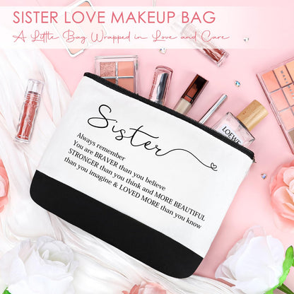 Sisters Gifts from Sister Birthday Gifts for Sisters Adult Funny Gift Ideas for Best Sister Ever Meaningful Gift for Siblings Cool Little Sis Present Set for Women Older Younger Sis Who Has Everything