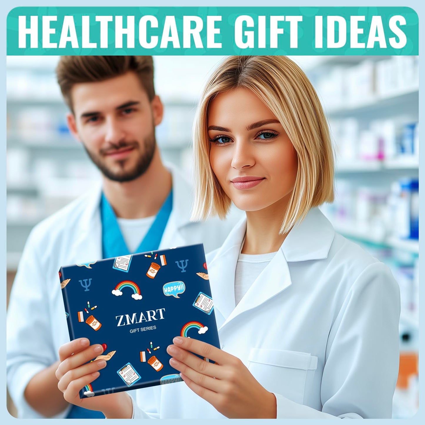 Zmart Nurses Gifts for Men Women - Doctor Pharmacist Therapists Gifts Doctors Nurses Socks