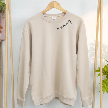 Nani - Mama Mom Grandma Embroidered Crewneck Sweatshirt - Gifts For Dog Mom Grandma Mimi Nana Gigi Mother's Day Christmas