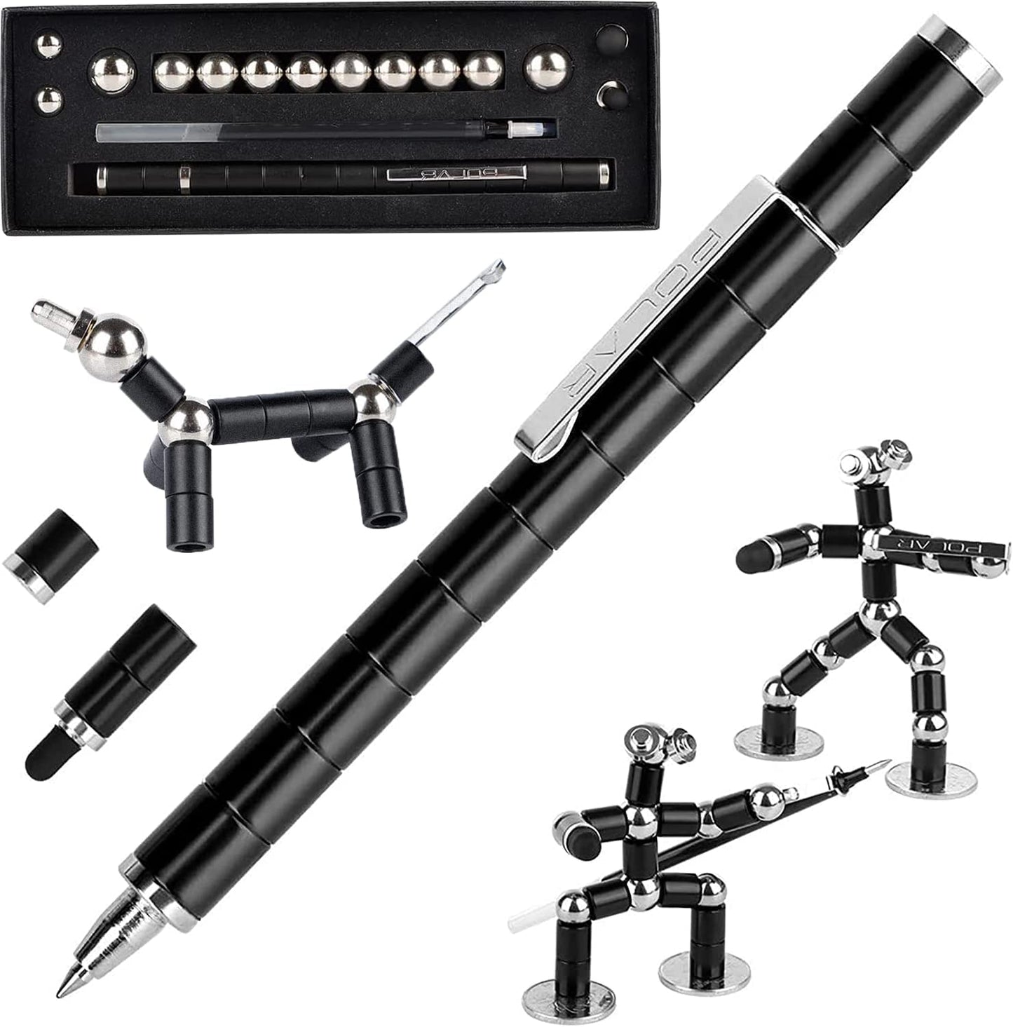 Fidget Pen - Decompression Magnetic Toy, Relieve Pressure Novel Gifts for Kids or Friends! (Black)