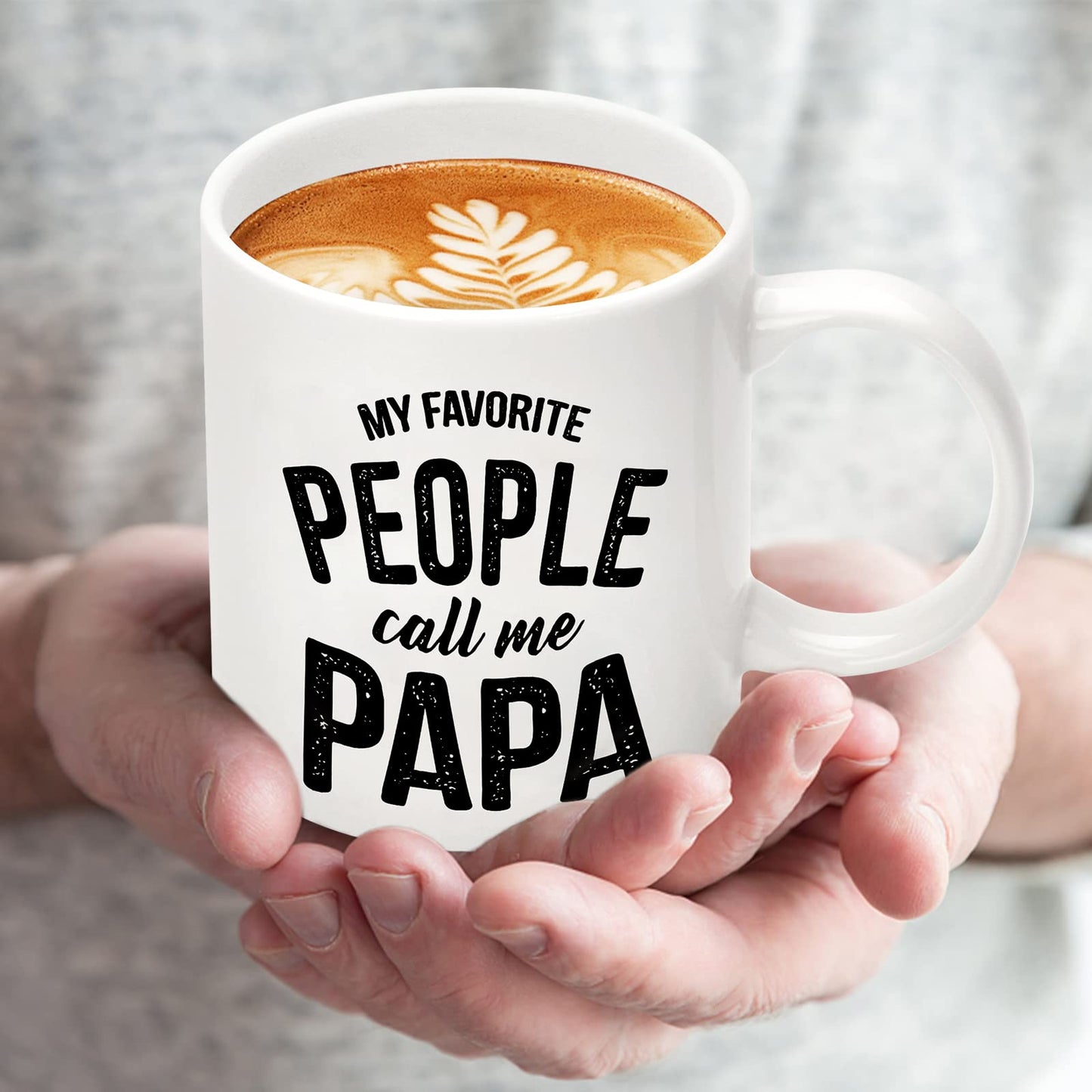 Ulrhpc Fathers Day Dad Gifts: 11 OZ Novelty Coffee Mug - Funny Gifts for Papa Dad Birthday Anniversary Retirement Christmas Presents for Him Husband