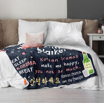 Korean Drama Gifts, Korean Gifts for Women, K Drama Gifts for Women, Kdrama Merch, K Drama, Korean Drama Blanket 60x50in, Korean Blanket, K Pop Gifts Teen Girl