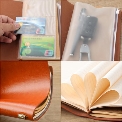 PRSTENLY 60th Birthday Gifts for Women, 140 Page Refillable Leather Journal 60th Birthday Gifts for Hers, 60 Year Old Birthday Gift for Mom Wife Sisters Friends Aunt Sister In Law Mother In Law