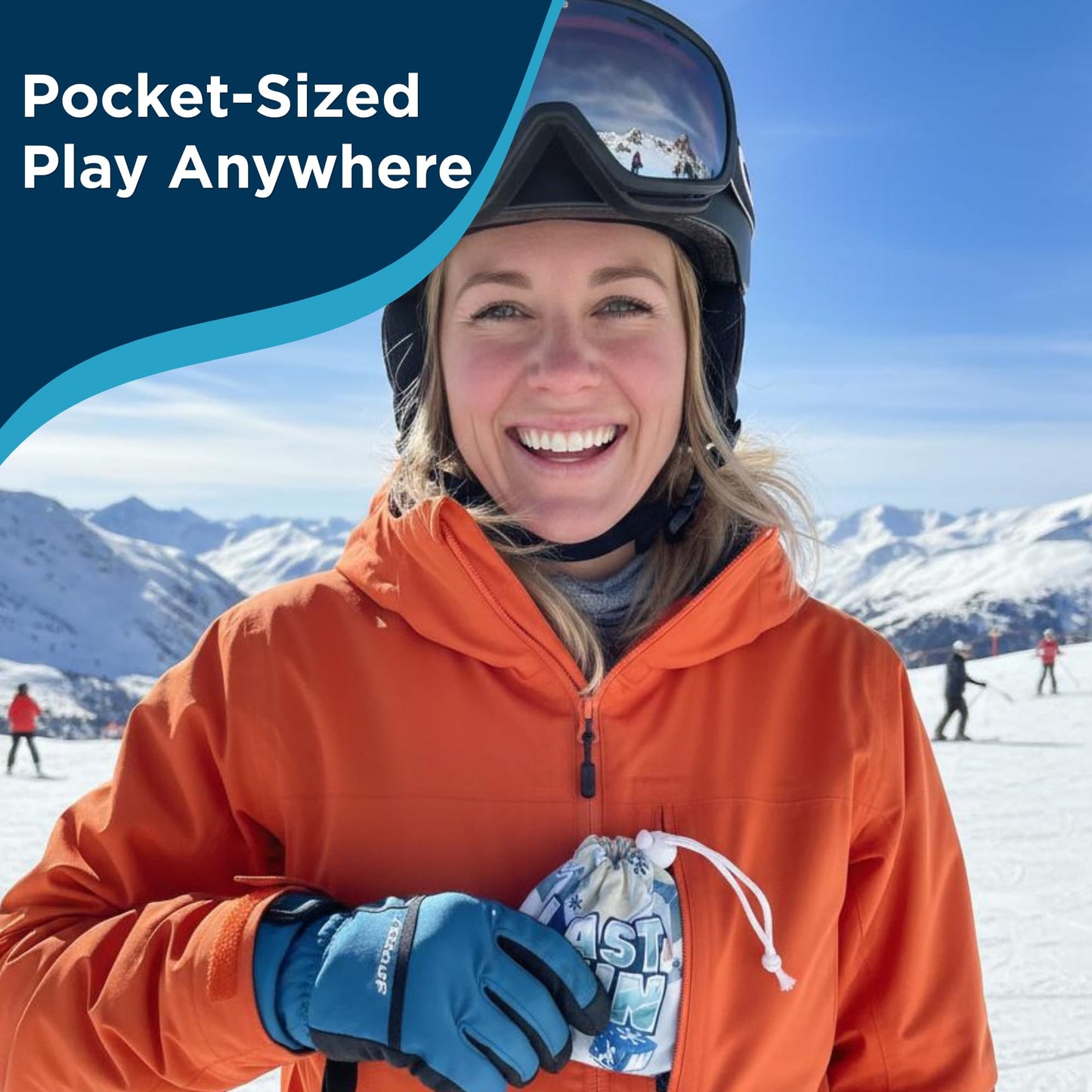 LAST RUN – Fast-Paced Family Dice Game | 2-6 Players | Ski Gift Travel Game for Skiers & Snowboarders | Après Ski & Friends Game Nights | 8+