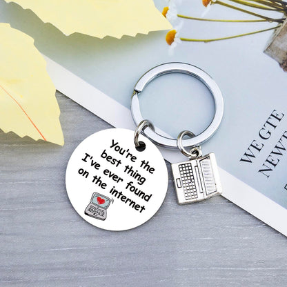 Long Distance Relationship Gifts for Men Women Him Her I Love You Gift for Boyfriend Husband Wife Girlfriend Best Thing I Found on The Internet Romantic Gift for Him Her
