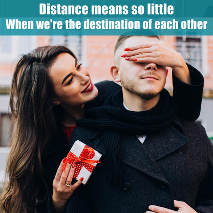 HIONXMGA Long Distance Relationship Gifts - (60PCS) Pre-Written Love Message Capsules In A Plastic Bottle Cute Gifts for Him Her Boyfriend Girlfriend Anniversary Birthday Valentines Day Gifts