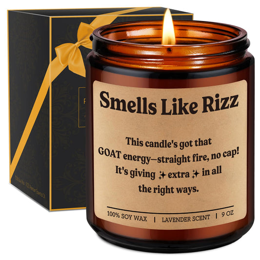 Miracu Rizz Candle, Teen Girl, Teen Boy Gifts, Funny Birthday Gifts for Teenage Boys Girls, Mothers Day Present Idea for Gen Z, Teens 16-18, 13, High Middle School Teenager Brother Son Nephew Niece