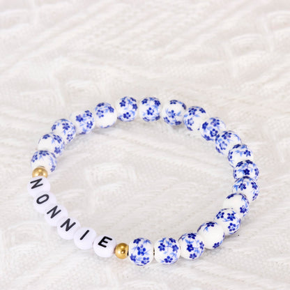 HUTIMY Gifts for Nonnie Bracelet Women Grandma Customized Birthday Items Jewelry Best Nonnie Ever