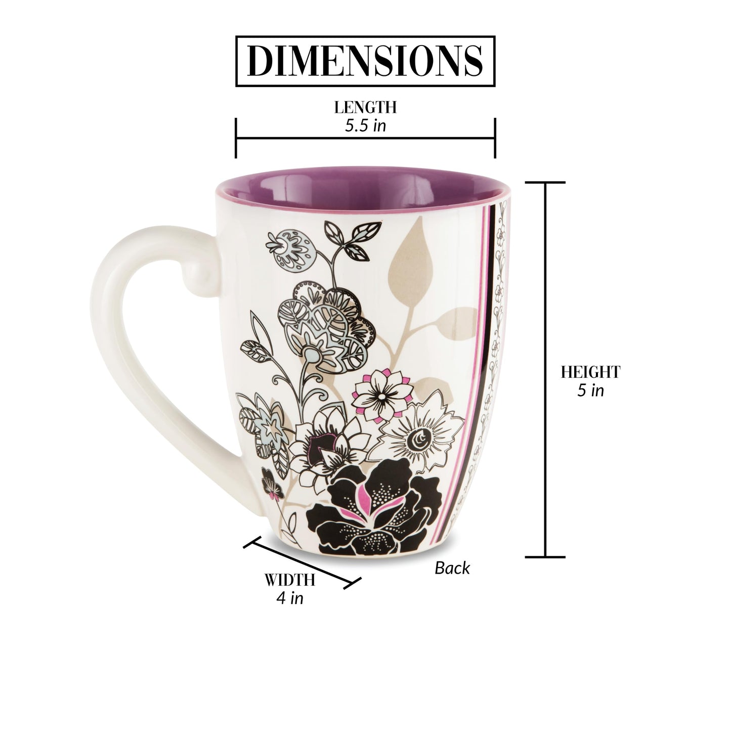 Mark My Words Hair Stylist Mug, 4-3/4-Inch, 20-Ounce Capacity