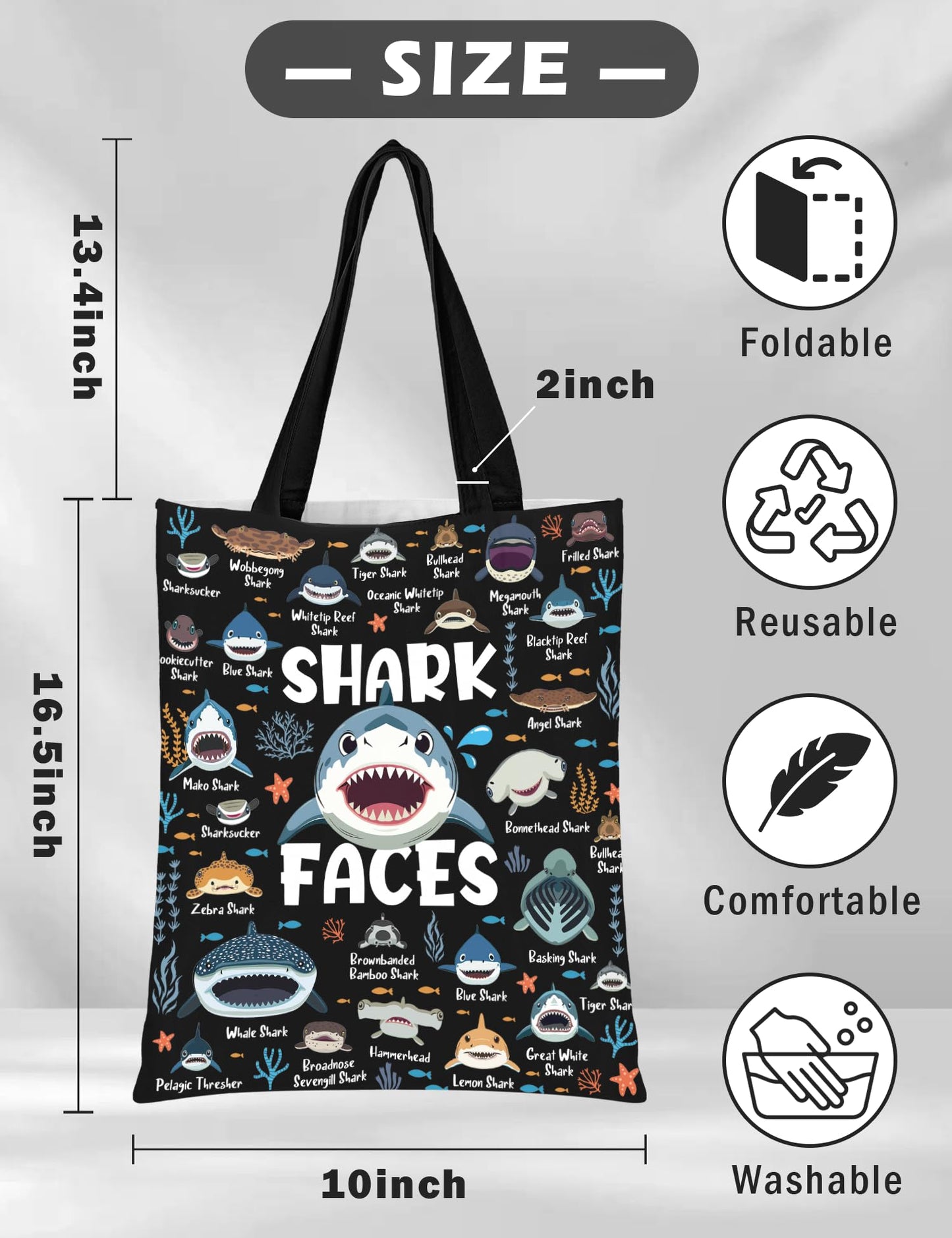 Animal Lover Gifts for Women Canvas Tote Bag Aesthetic Tote Bags Cute Reusable Shopping Grocery Bags